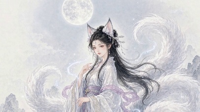九尾狐妖姬·月下