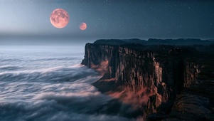 高山云海星空