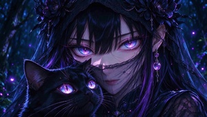4K暗夜巫女