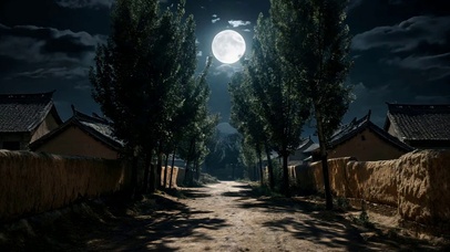 4K 老 家 夜 晚