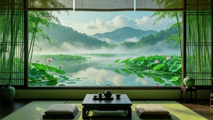 一窗山水，半盏清欢