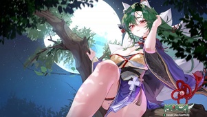 月下猫娘