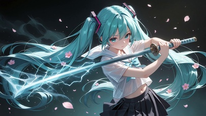 持剑少女