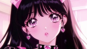 怀旧动漫少女