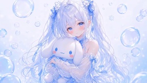 双马尾美少女