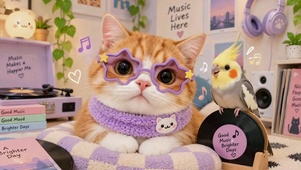 可爱橘猫