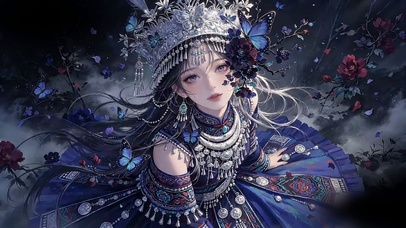异域苗系少女-幽夜蛊蝶