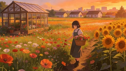 采花女孩