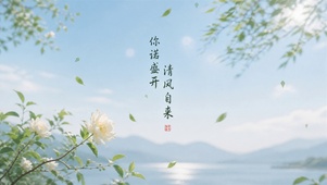 你诺盛开，清风自来