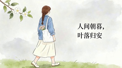 人间朝暮叶落归安