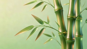 翠玉透明极简绿竹