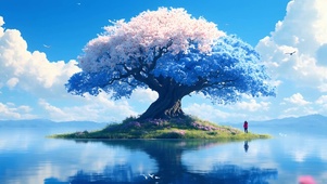 双色花树