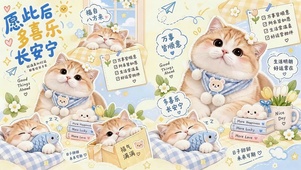 可爱桌面猫咪壁纸