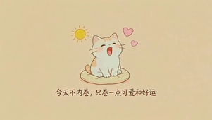 软萌猫咪不内卷