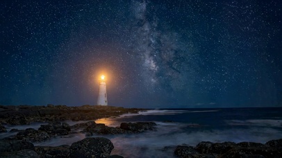 星夜灯塔