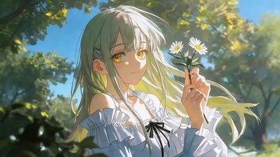 夏光雏菊少女 