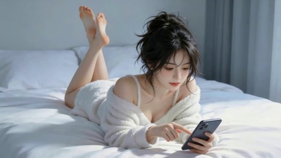 唯美居家女孩