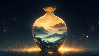 瓶中山河