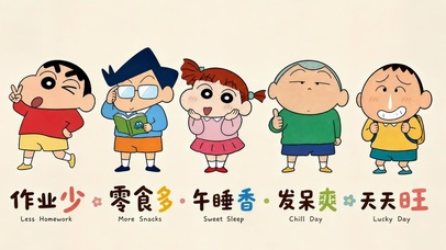 春日部五人组的祝福