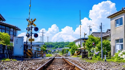 晴空万里