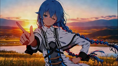 原野上的少女