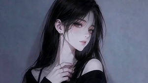暗调清冷系少女
