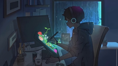 笔下生花