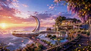 云海花园晨曦