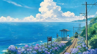 海边的火车