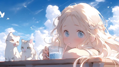 和猫猫和奶茶