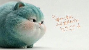 可爱大猫