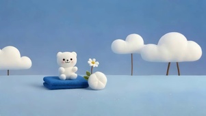 轻简蓝色小清新