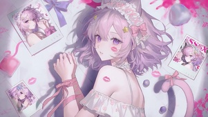 粉毛猫娘