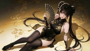 唯美旗袍女孩