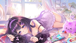 紫发少女