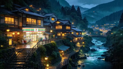 雨夜村庄