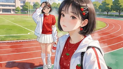 学院少女的心动瞬间
