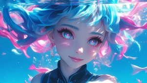 水中女孩