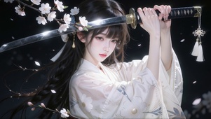 持剑少女