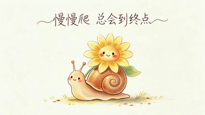 慢慢爬~ 总会到~