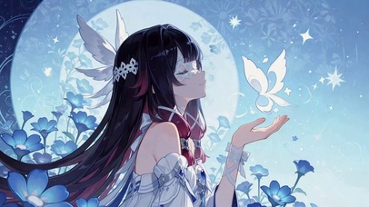 蓝花幻蝶哥伦比娅