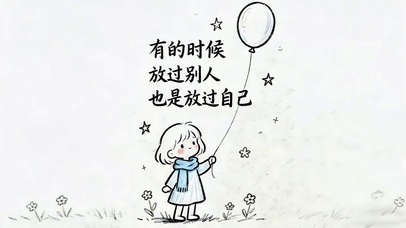有时候放过别人就是放过自己