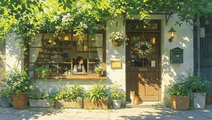 绿植街角小店