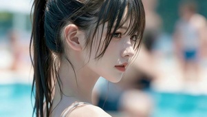 治愈可爱女孩