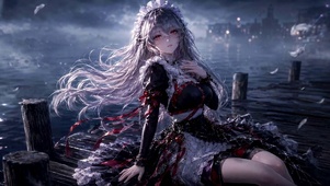 暗夜码头女仆美少女