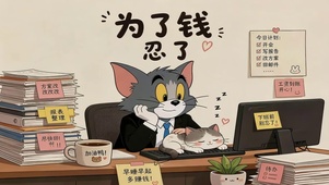 为了钱忍了