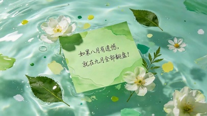八月的遗憾~ 九月来翻盘！