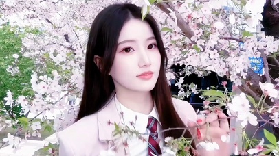 人面桃花相映红
