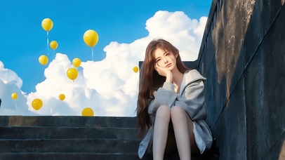 阳光清纯少女