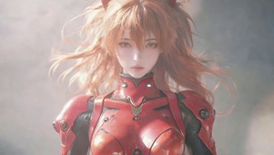 炫酷机甲红发美少女明日香
